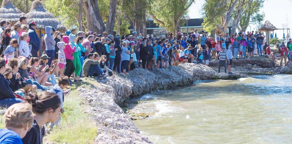 Laguna Cochicó: Competencia de Acuatlón