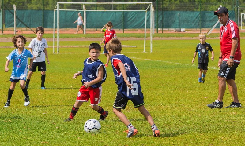 River probó jugadores en Guaminí