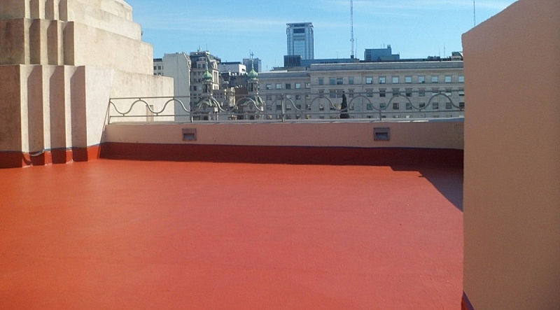 Pintar techos de cemento