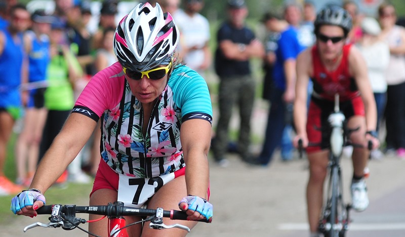 Ciclismo en el Duatlón de Monte Hermoso 2018