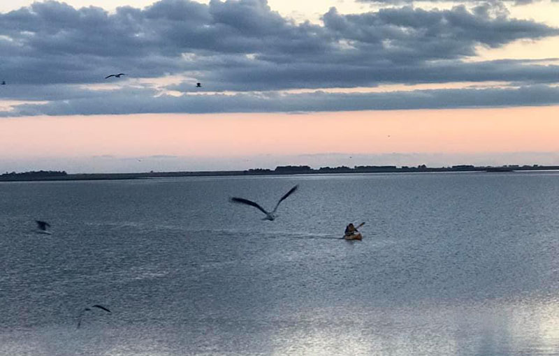 Deportes acuáticos en la Laguna Alsina