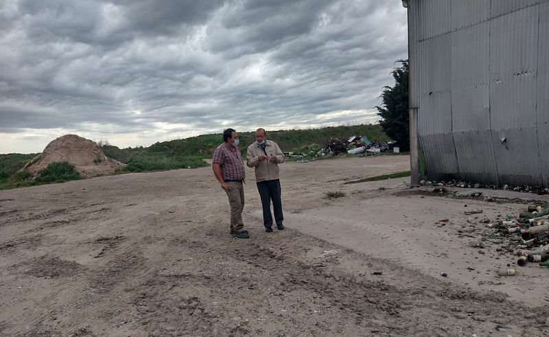 Carlos Sánchez en Bellocq Planta de separación de residuos