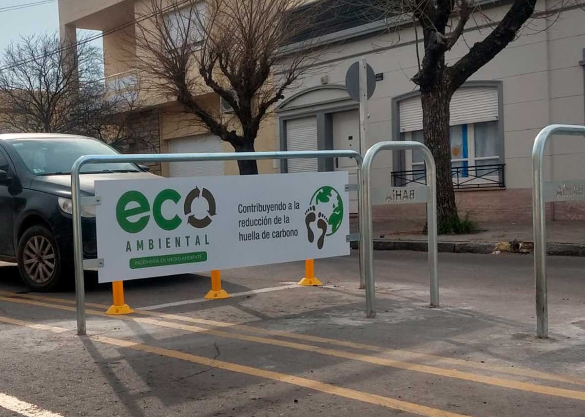 Estacionamiento para bicicletas en Bahía Blanca